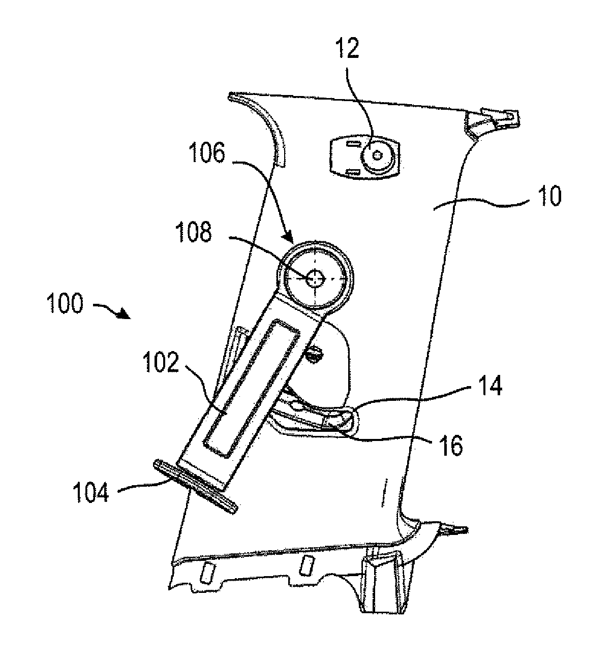 Belt presenter and seat belt system