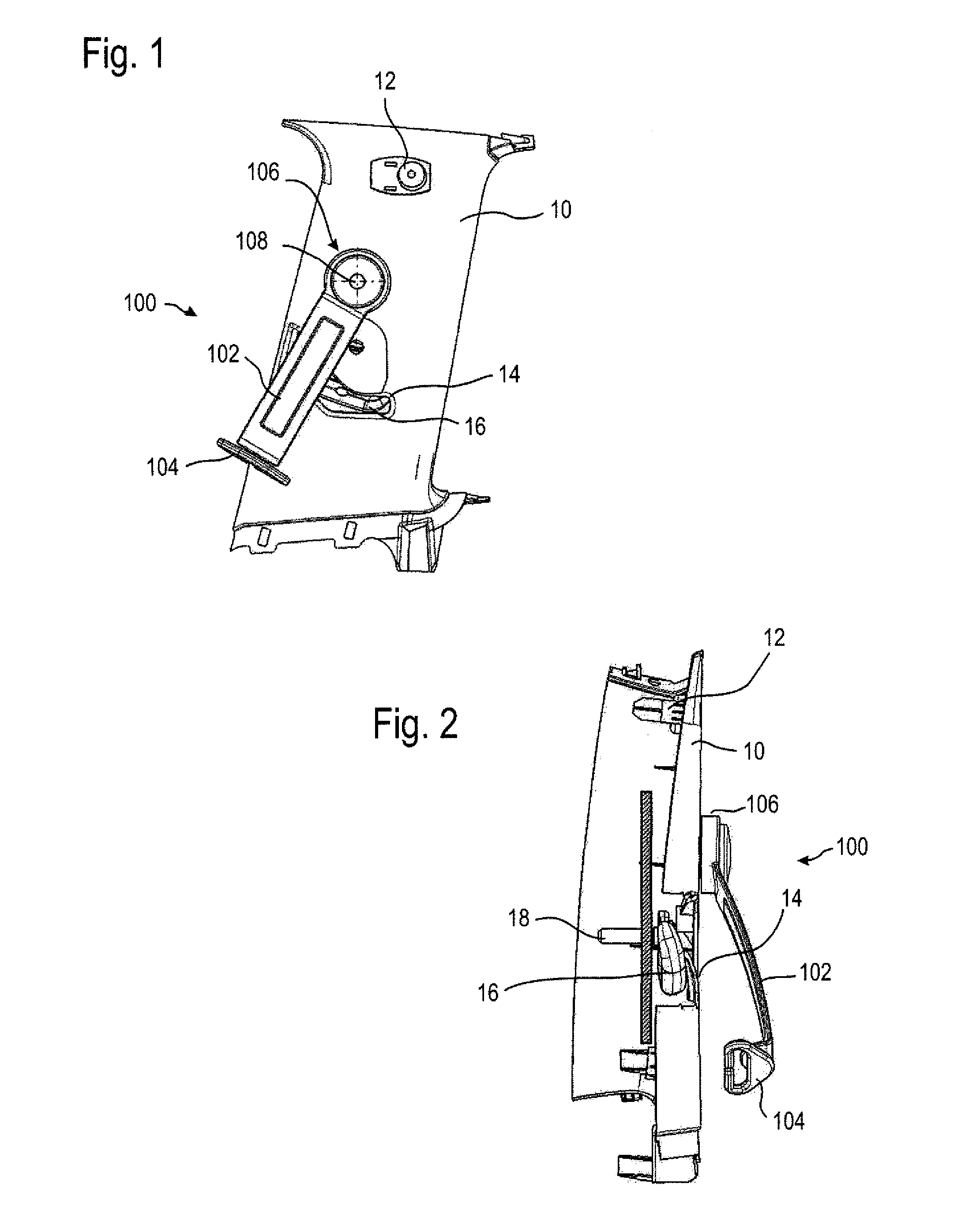 Belt presenter and seat belt system