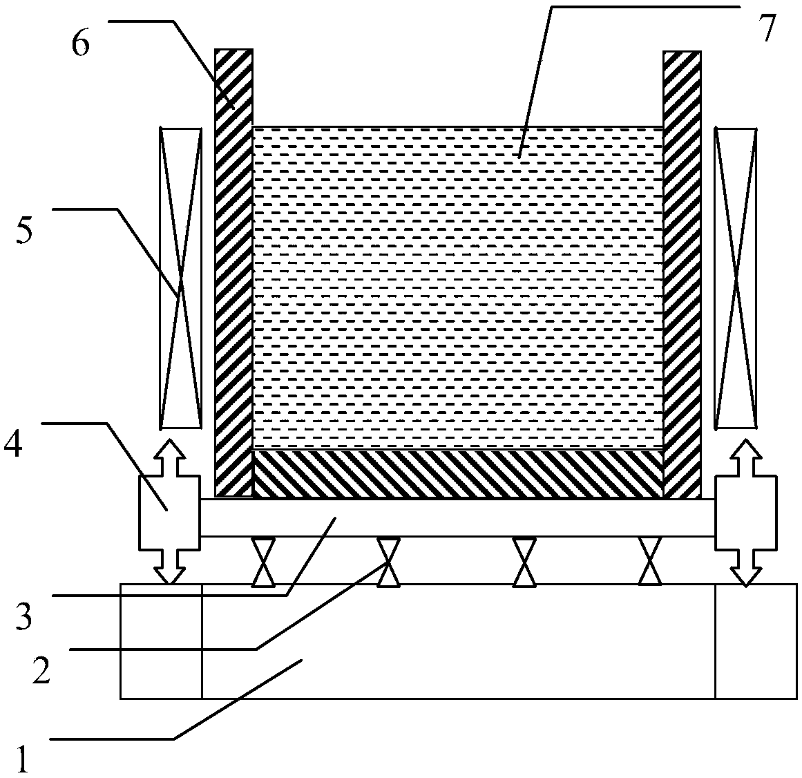 Method for refining metal solidification structure through combination effect of magnetic field and vibration