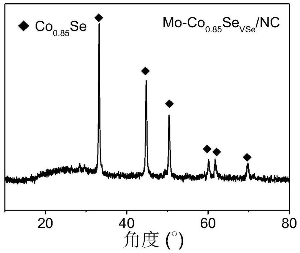 Defect-rich molybdenum-doped cobalt selenide/nanocarbon electrocatalyst as well as preparation method and application of defect-rich molybdenum-doped cobalt selenide/nanocarbon electrocatalyst