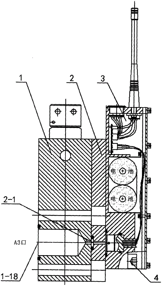 Hydraulic control one-way valve with pressure monitoring function