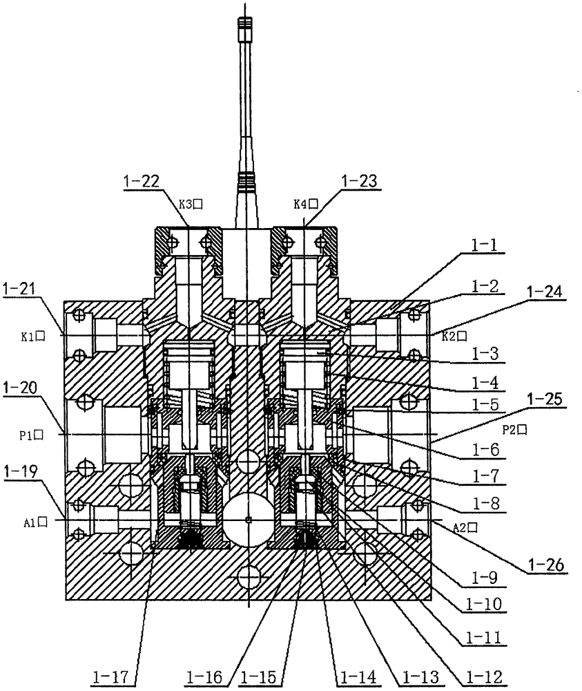 Hydraulic control one-way valve with pressure monitoring function