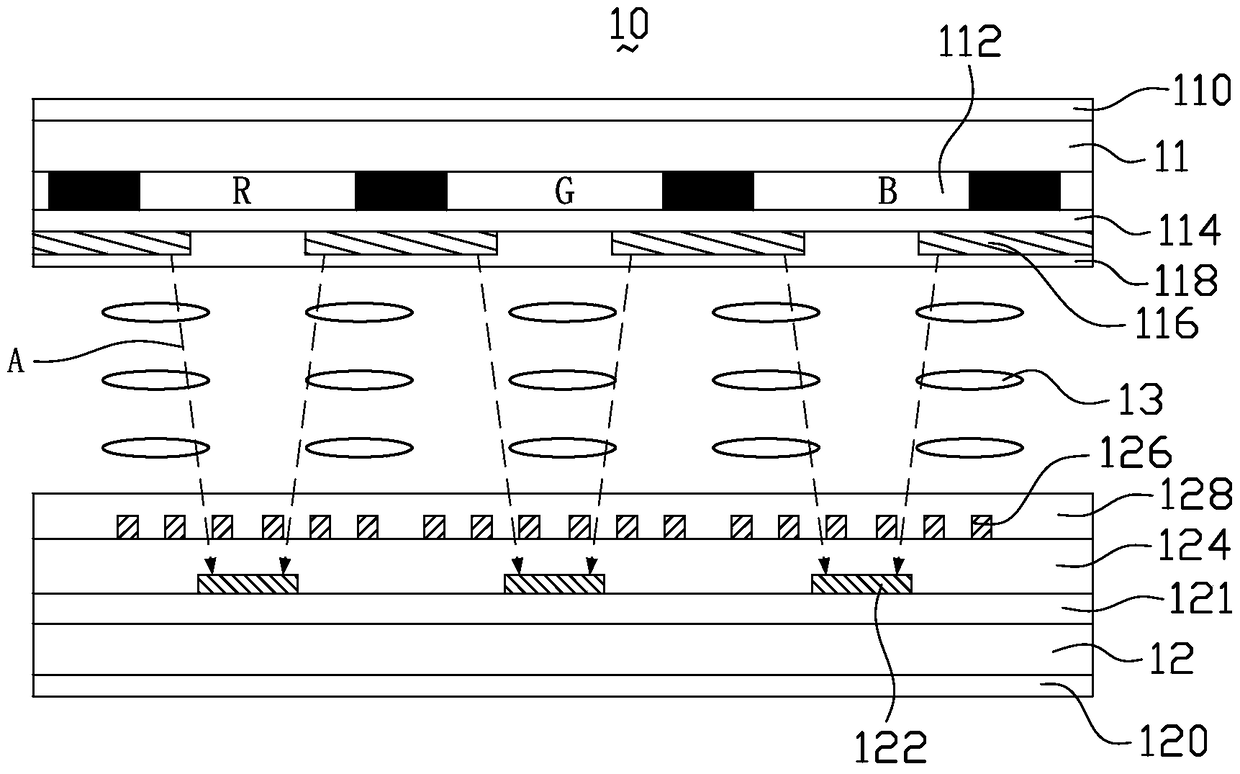 Liquid crystal display device with switchable viewing angle and viewing angle switching method thereof