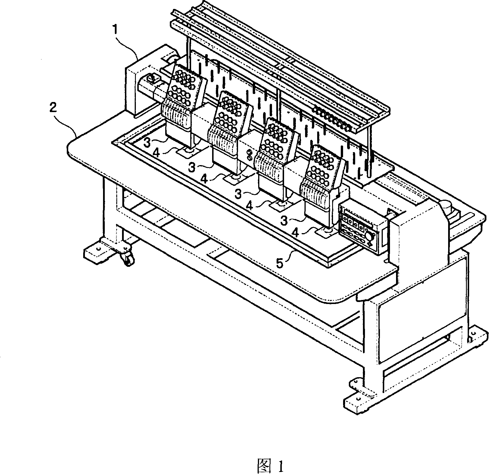 Embroidery sewing machine and embroidery start position setting method