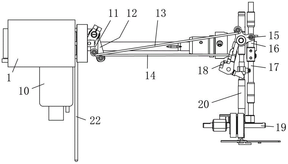 Sewing machine based on automatic template split synchronizing wheel apparatus
