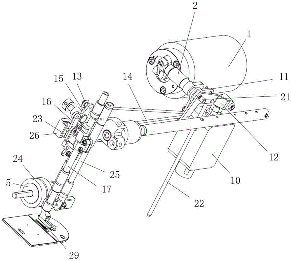 Sewing machine based on automatic template split synchronizing wheel apparatus