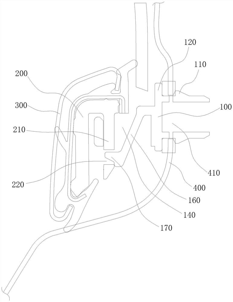 Self-locking mechanism, end cover assembly, installation method of end cover assembly, water cutting part and automobile