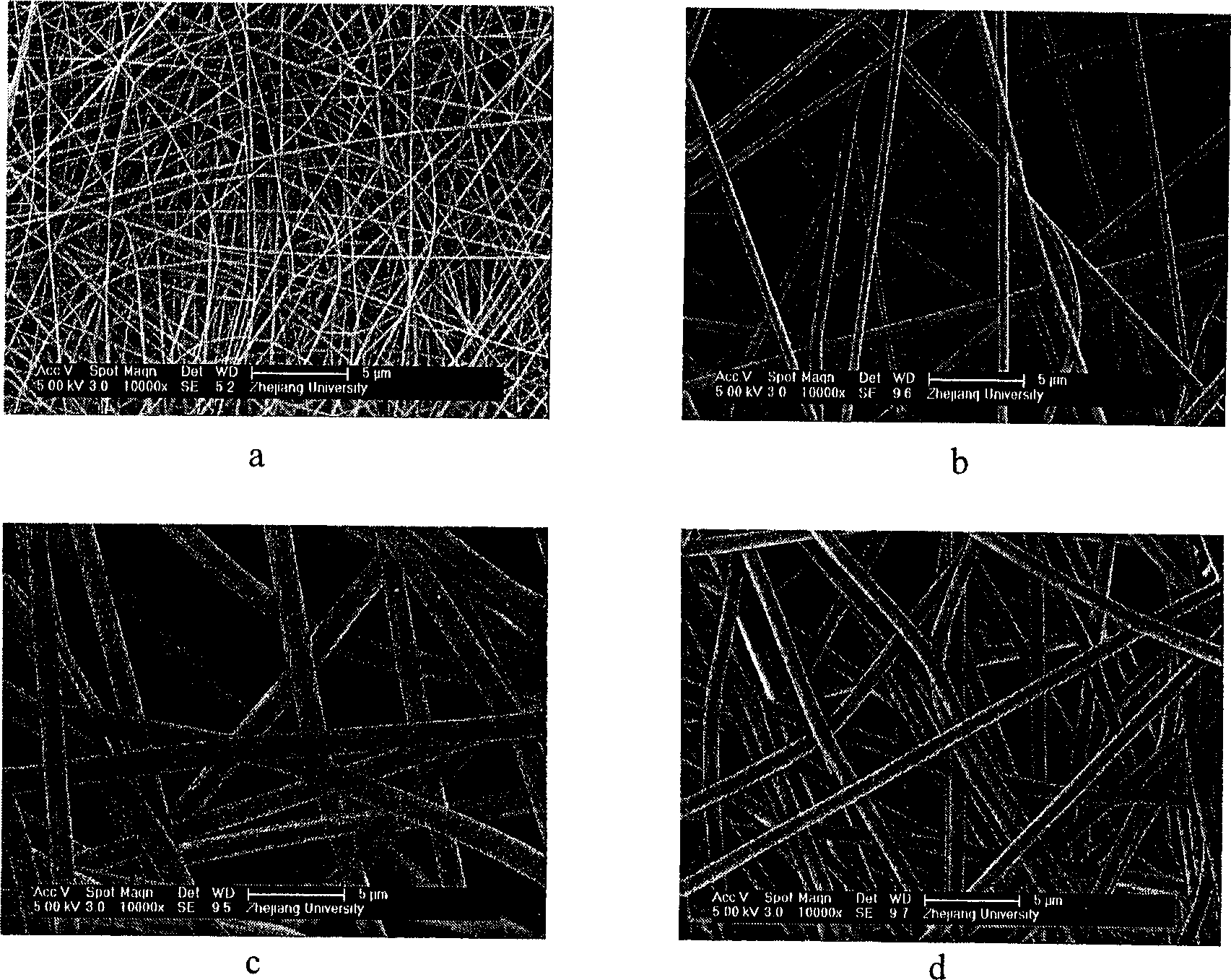 Phospholipid modified acrylon nano fiber composite film and its preparation and immobilized enzyme thereof