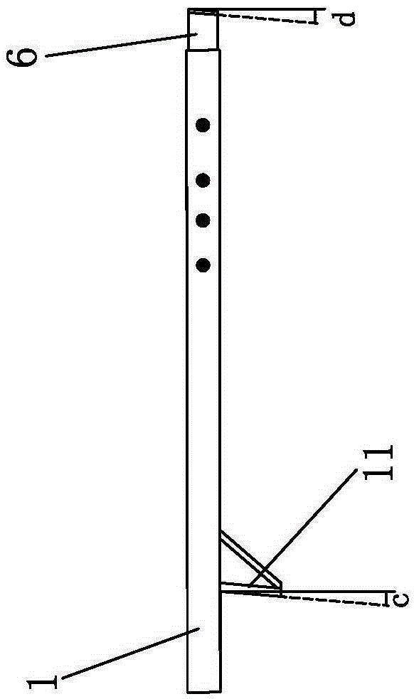 Device for anti-falling partition in elevator shaft
