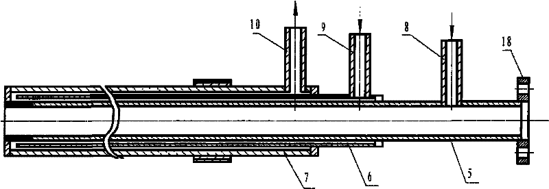 High-temperature aerosol particle sampling gun