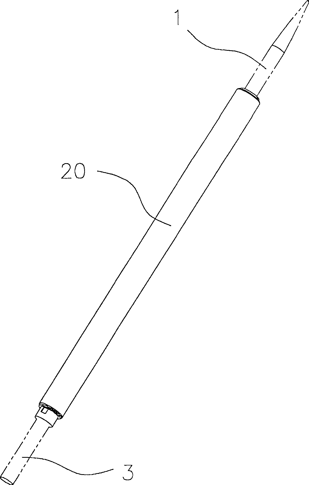 Injection molding method for stylus