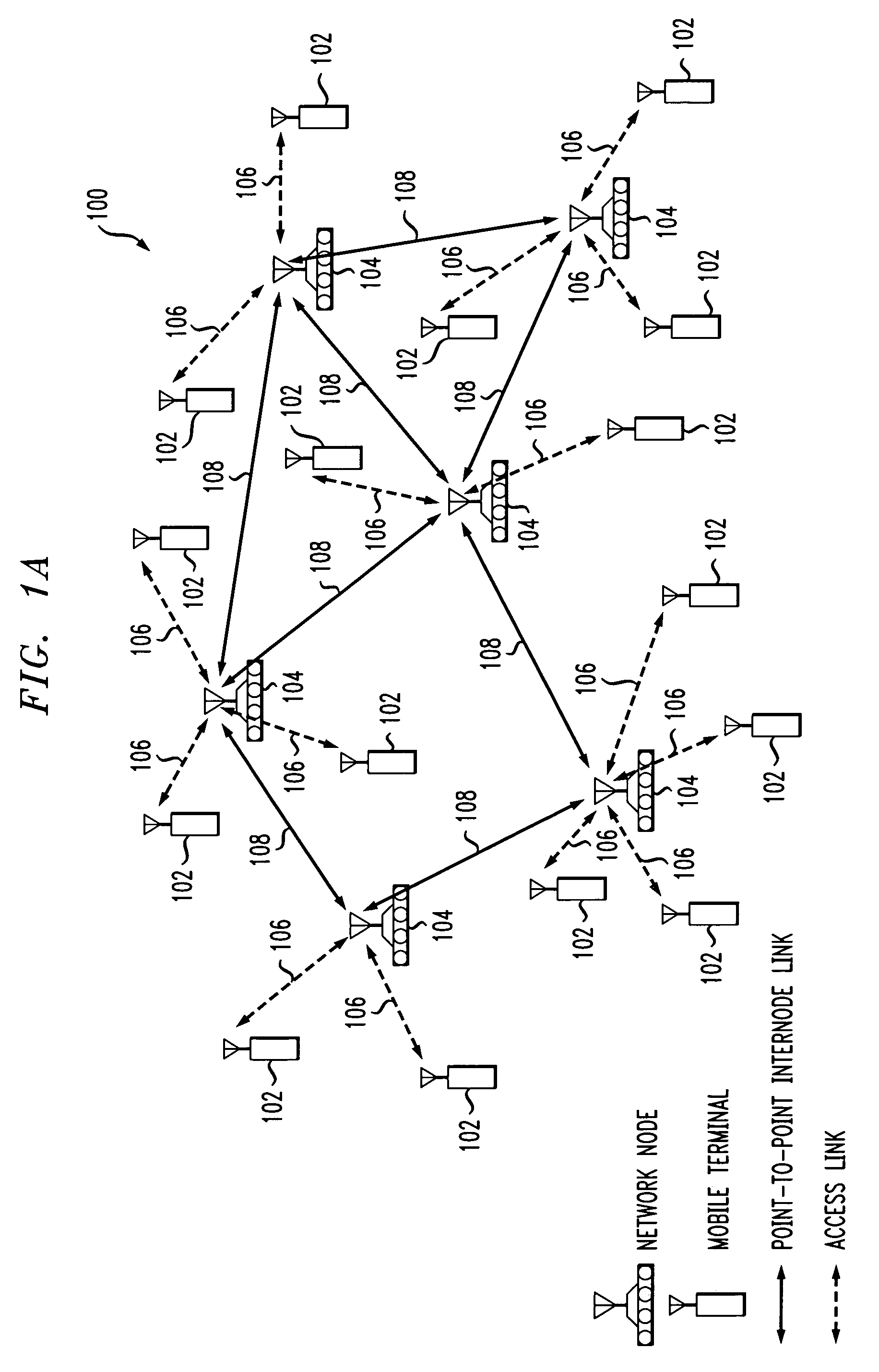 Methods and apparatus for topology sensing in networks with mobile nodes