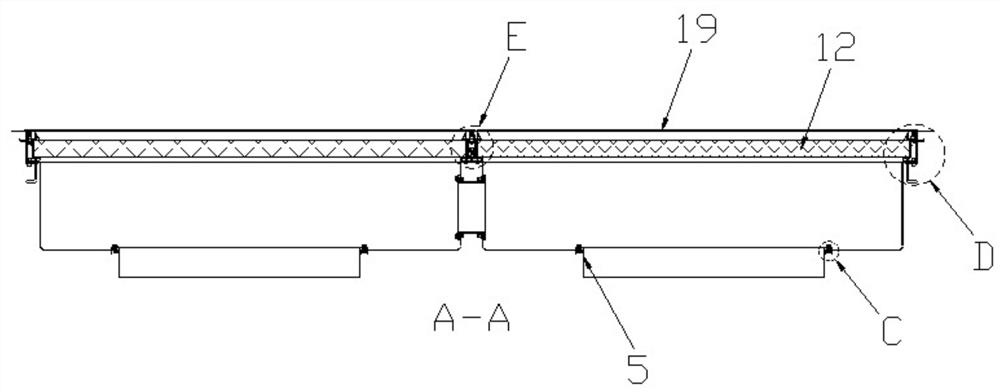 Composite multifunctional air supply ceiling