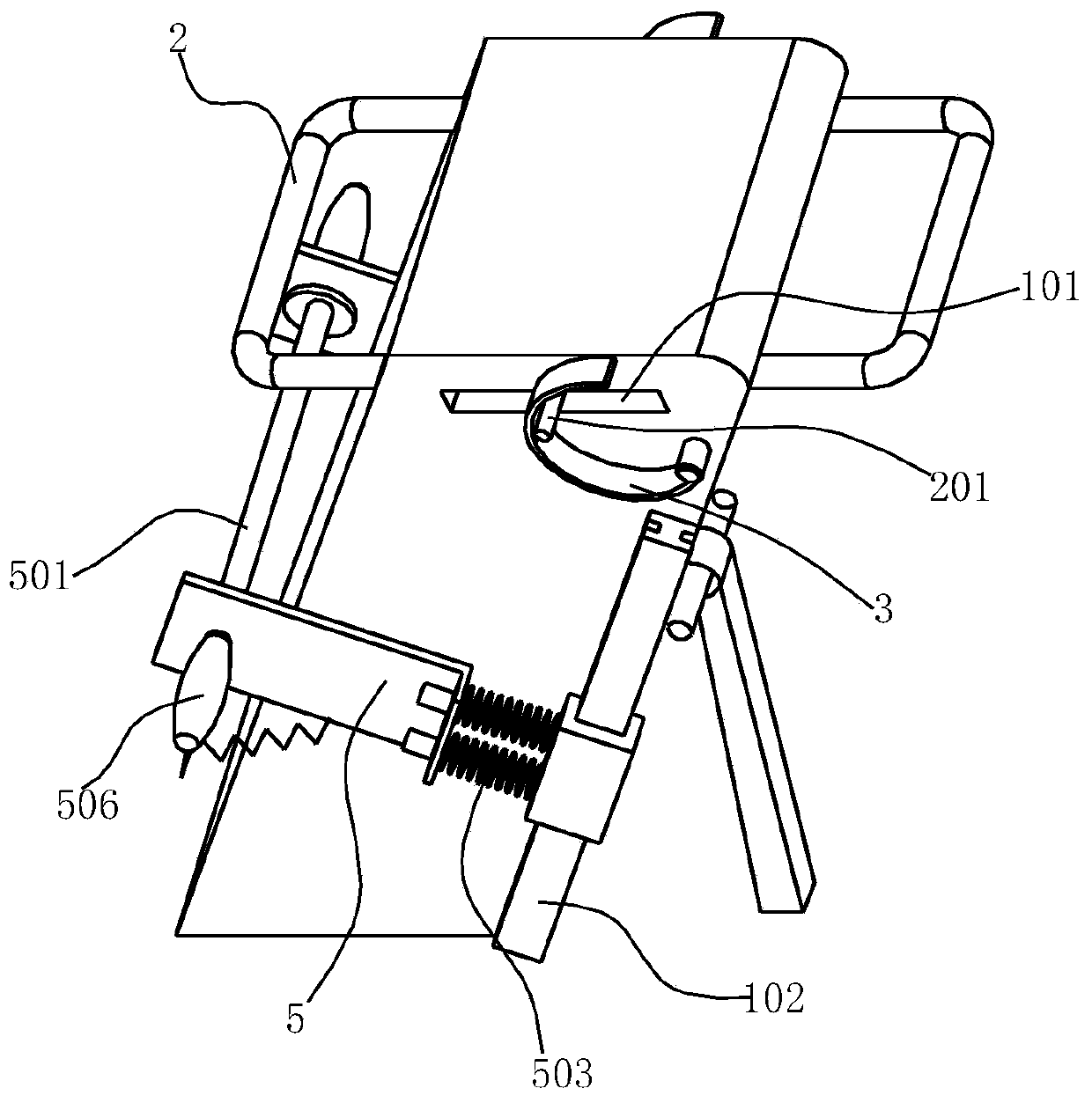 Chinese herbal medicine manual planing device and using method thereof