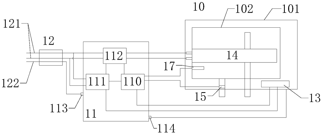 Electric water heater with control circuit board externally arranged