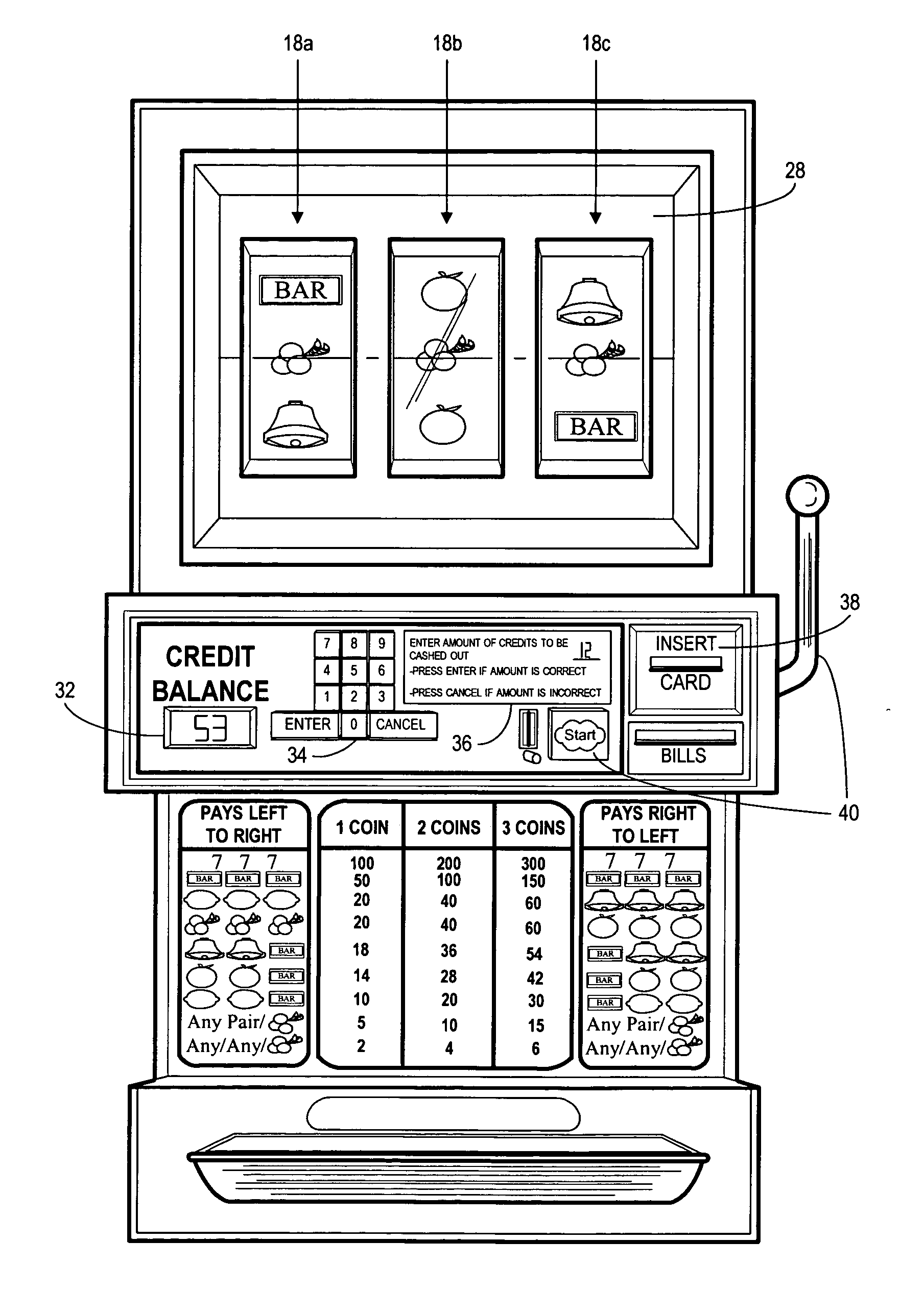 Method and apparatus for operating a gaming device to dispense a specified amount