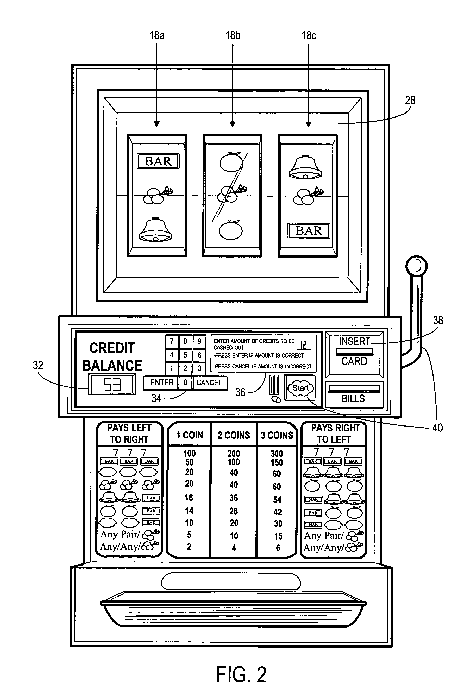 Method and apparatus for operating a gaming device to dispense a specified amount