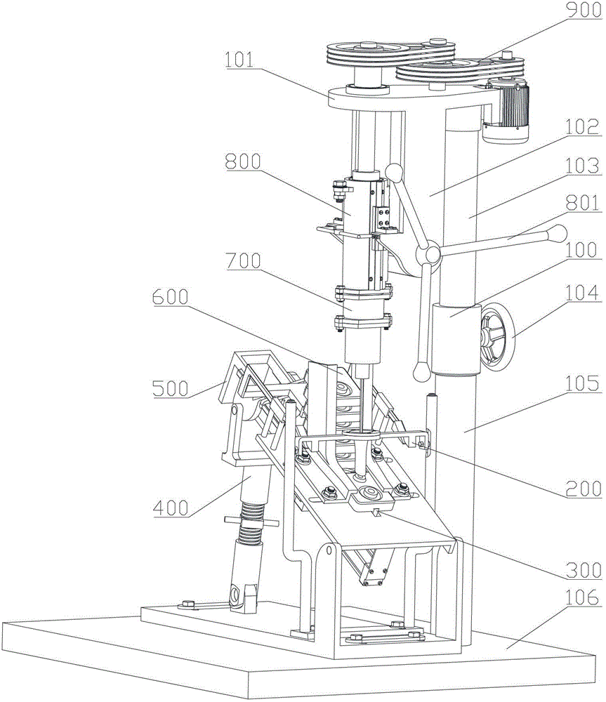 A screw safety assembly equipment capable of automatic feeding and synchronous loading and unloading of workpieces