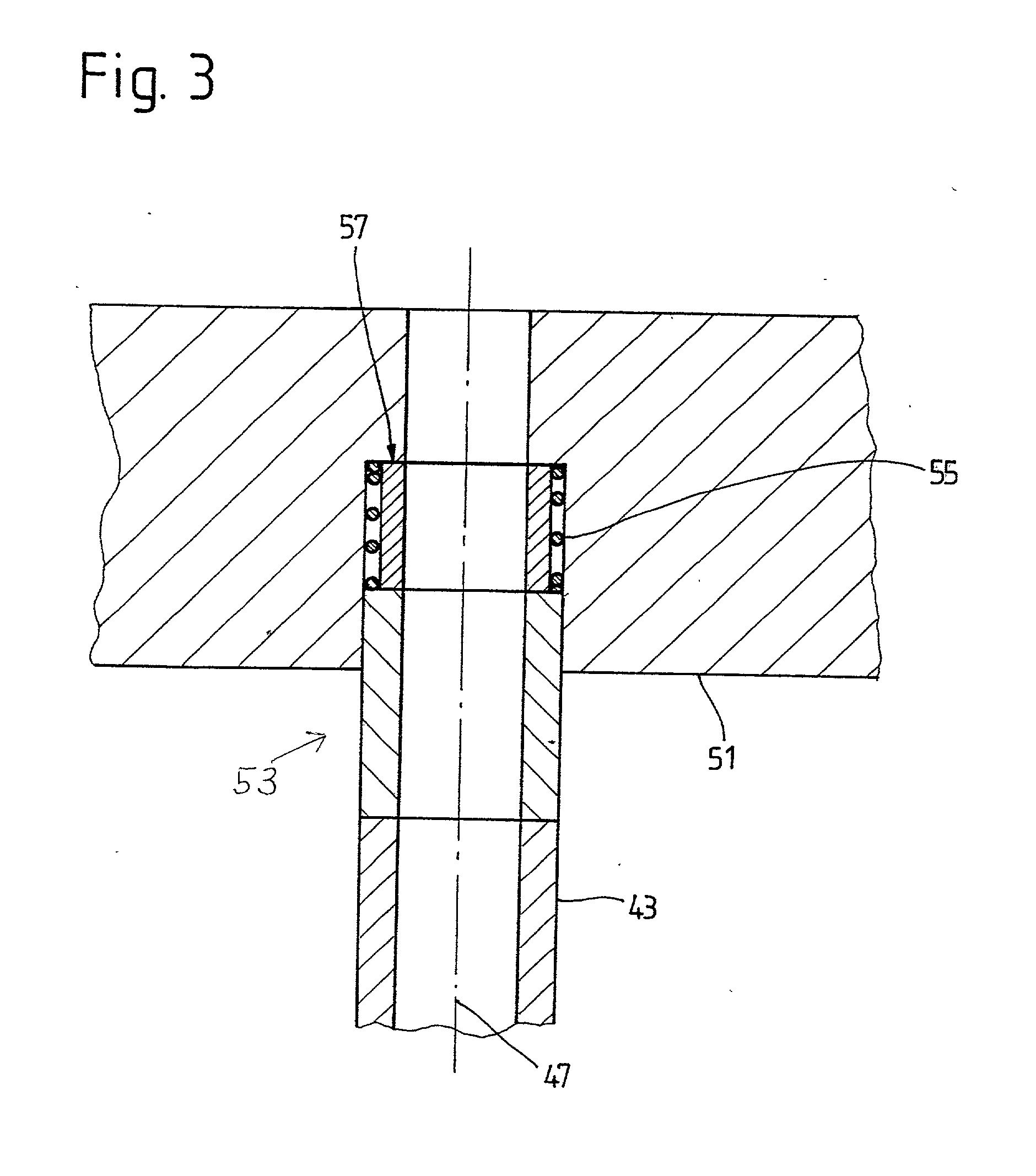 Actuating system comprising a piston-cylinder assembly together with a driving device