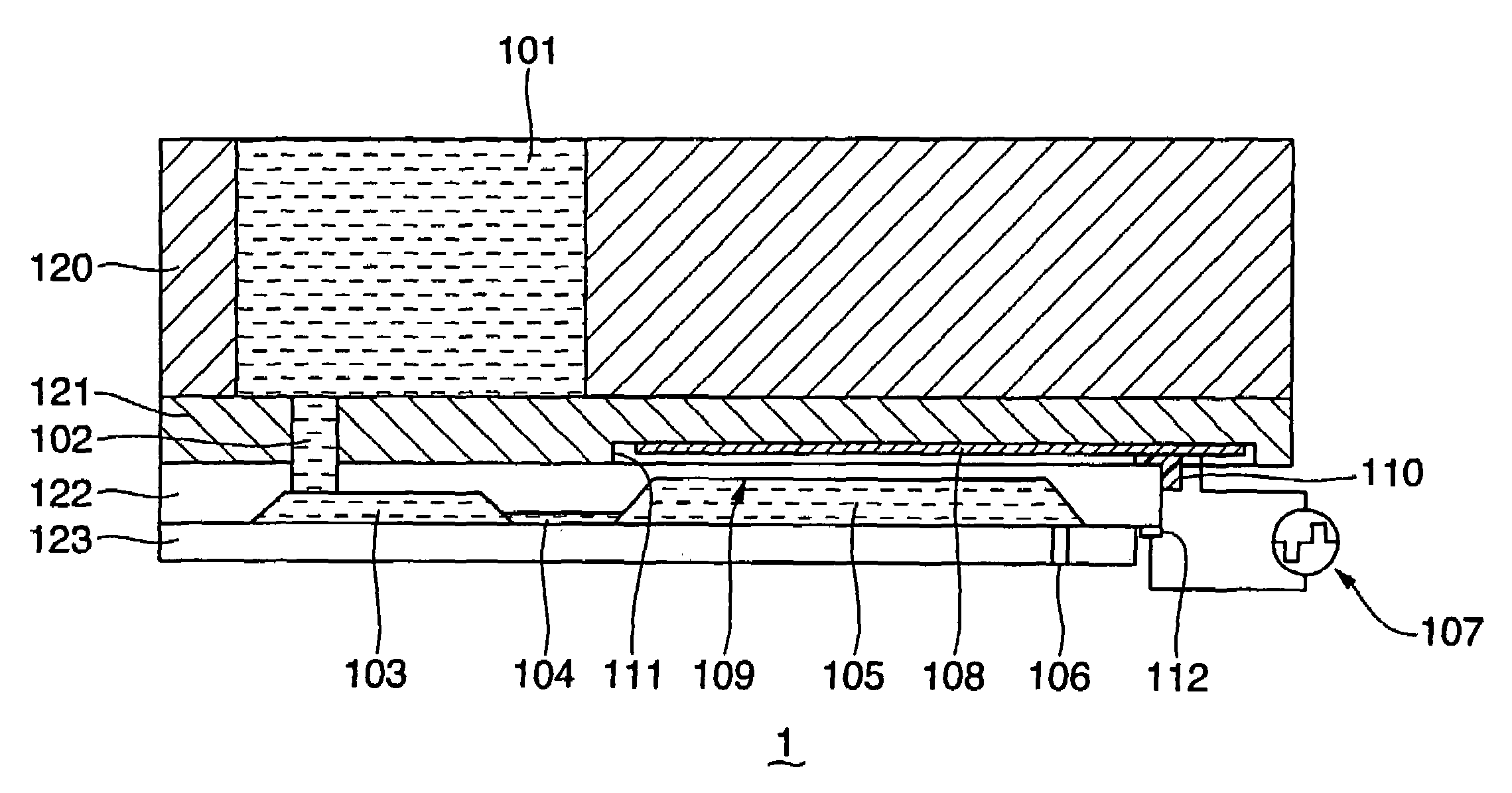 Droplet discharging head and microarray manufacturing method