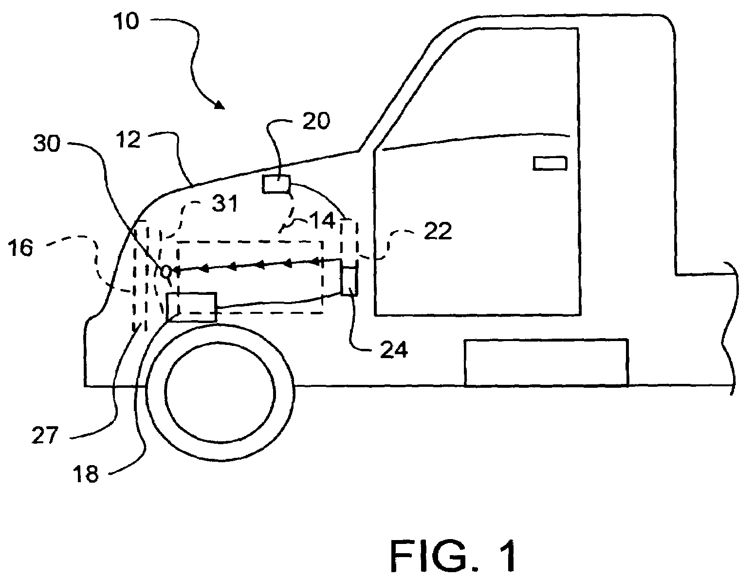 Method and device for a proactive cooling system for a motor vehicle