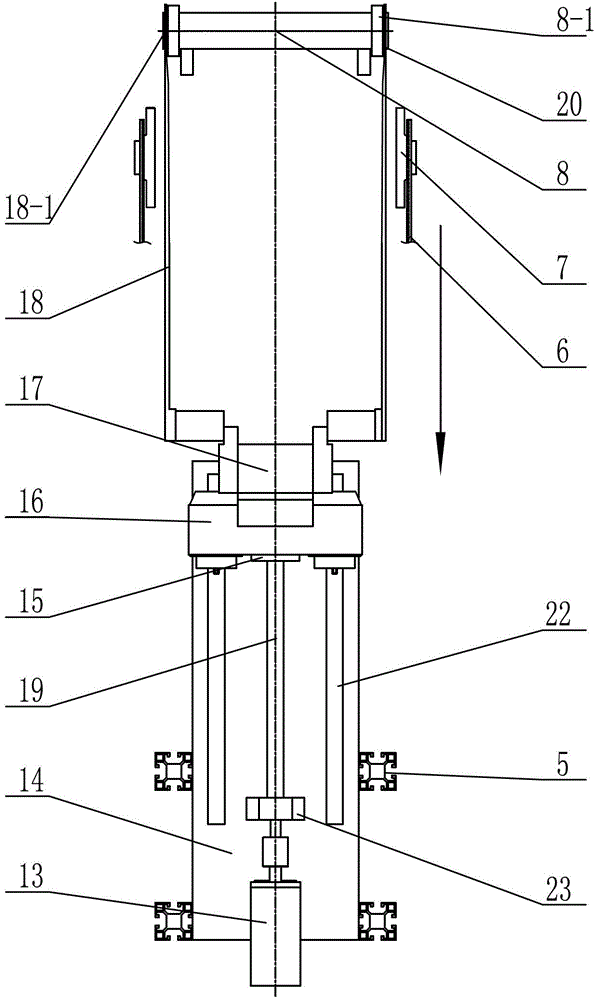 Fiber film bundle end face electrothermal sintering device