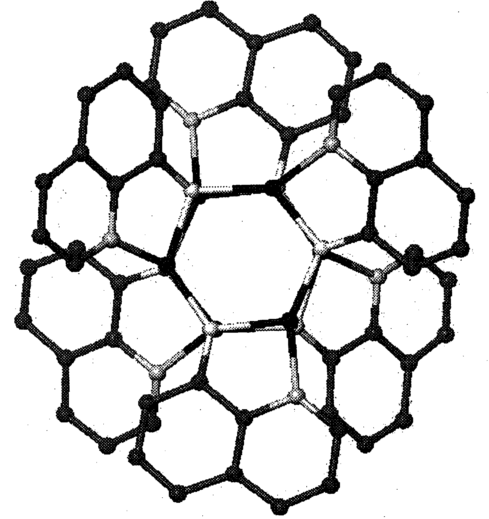 Oled device employing alkali metal cluster compounds