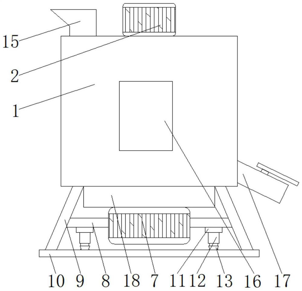 Coffee residue modified melamine resin powder production device and preparation method thereof