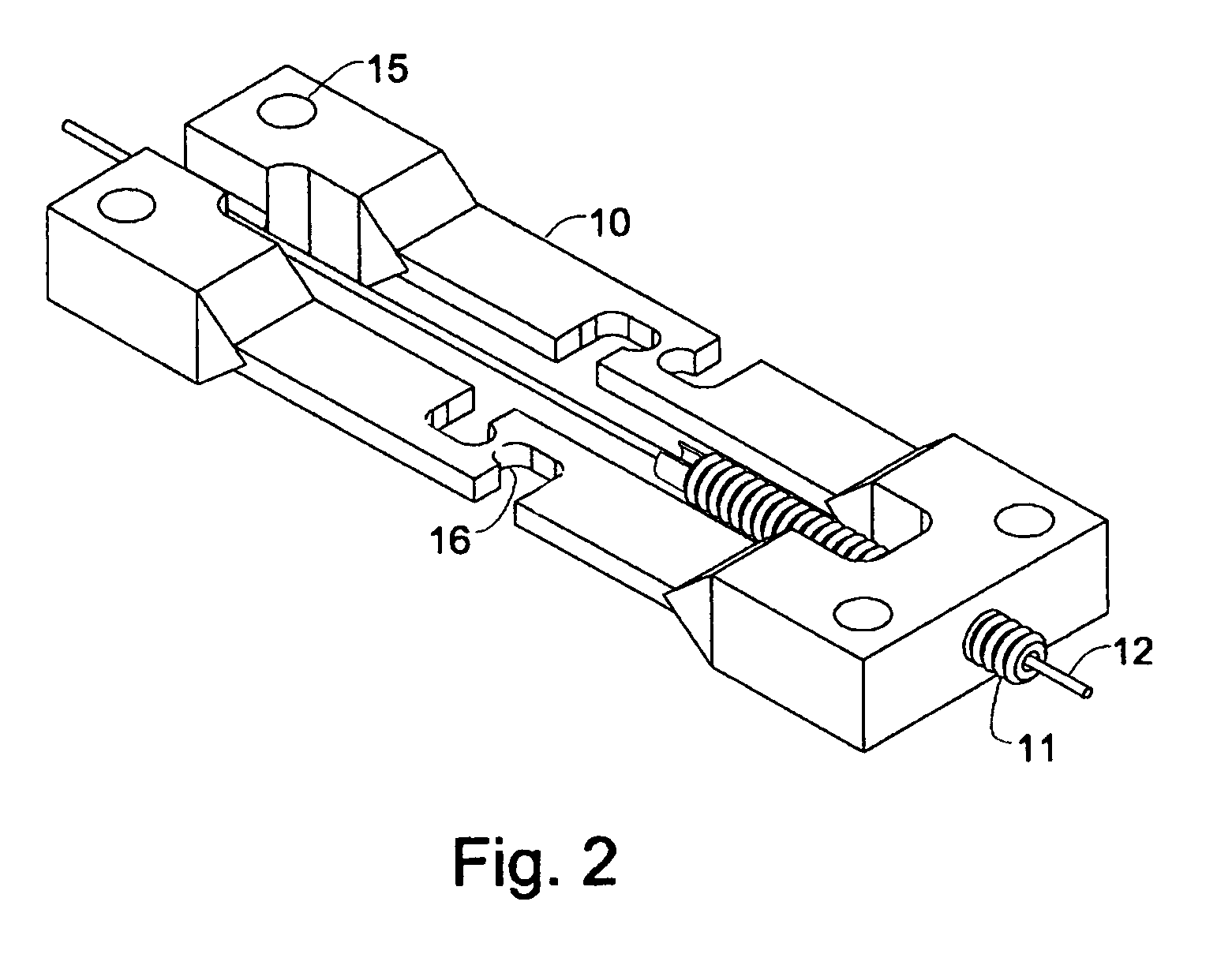 Passive athermal fiber bragg grating strain gage