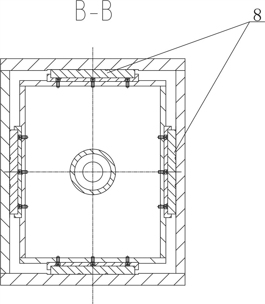 Telescopic revolution rack for ultra-large-diameter full-section shaft drilling machine