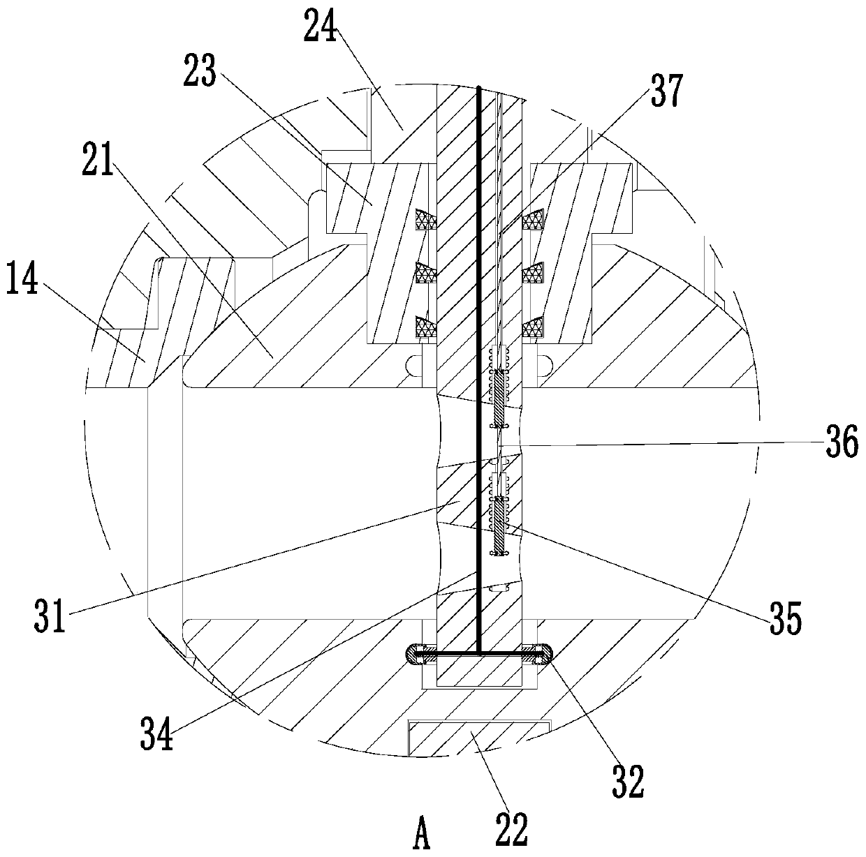 Regulating valve for flow control of fluid delivery