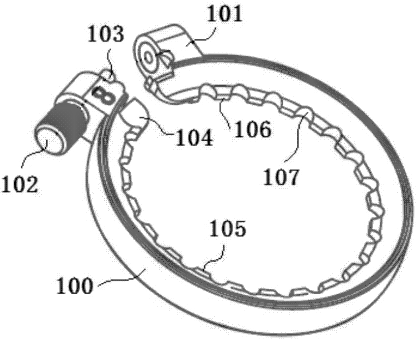 Prepuce loop ligature device capable of protecting penis frenum from accidental injuries in operation