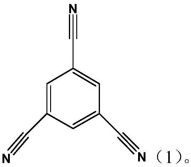 Electrolyte containing tricyanobenzene and lithium ion secondary battery containing electrolyte