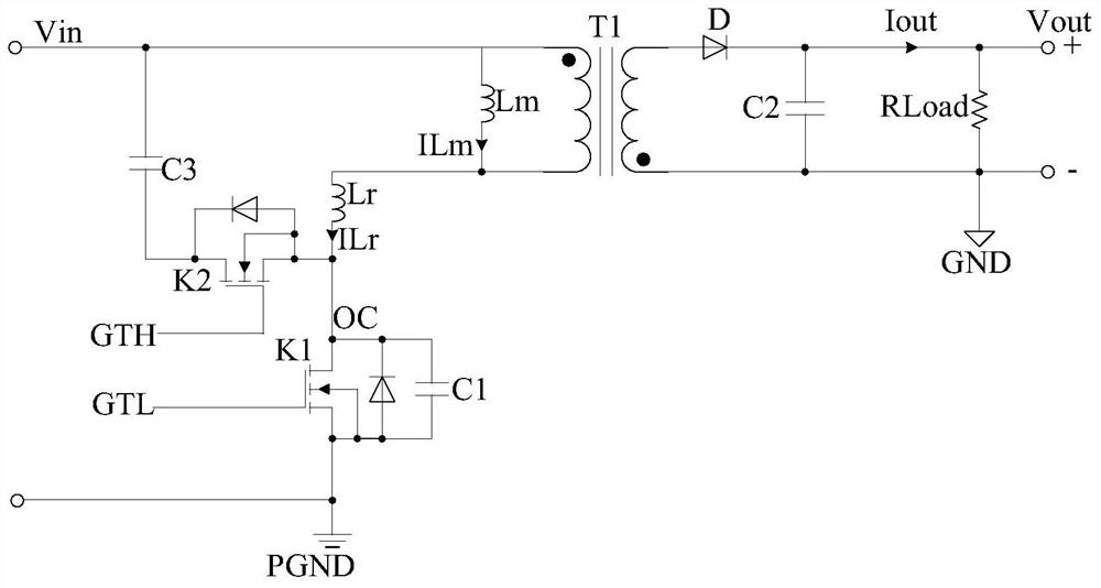 ZVS control method for active clamp flyback topology adaptive dead time