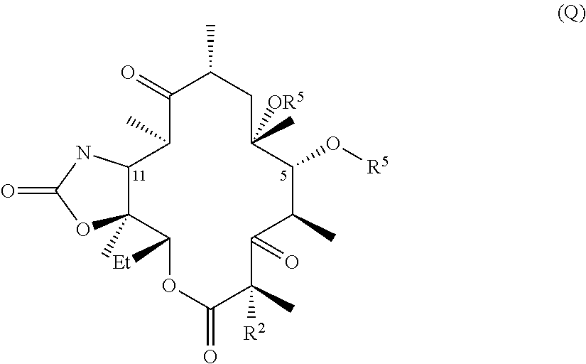 Hydrogen bond forming fluoro ketolides for treating diseases