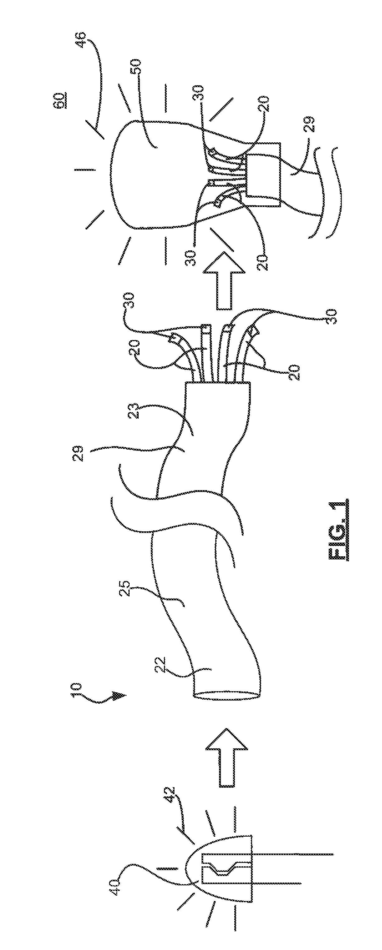 Remote light wavelength conversion device and associated methods