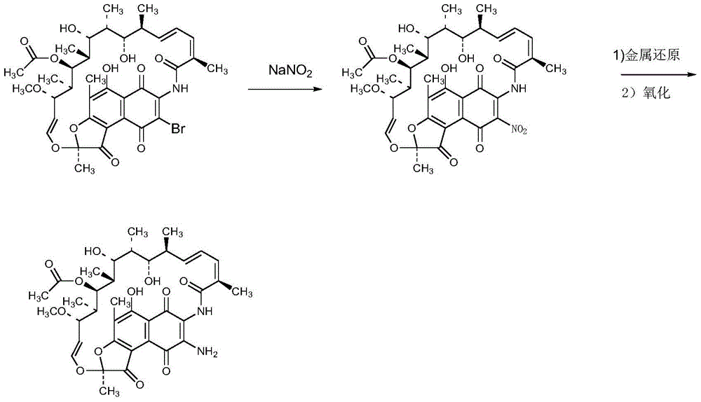 The preparation method of 3-amino-rifamycins