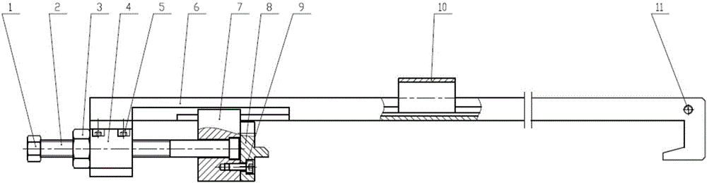 Guide device for hydrodynamic cleaning of lower surface of first supporting plate of secondary side of steam generator