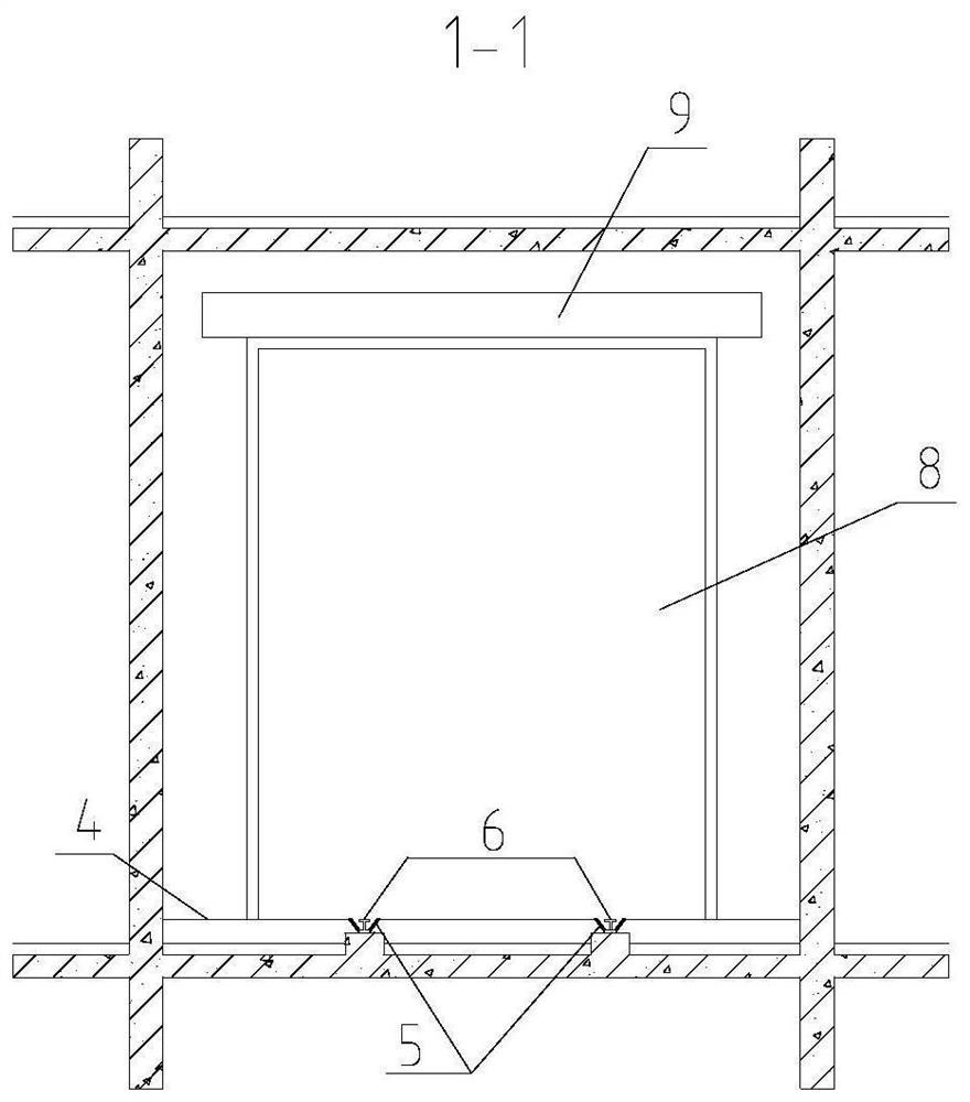 Rail crossing fire shutter and its construction method