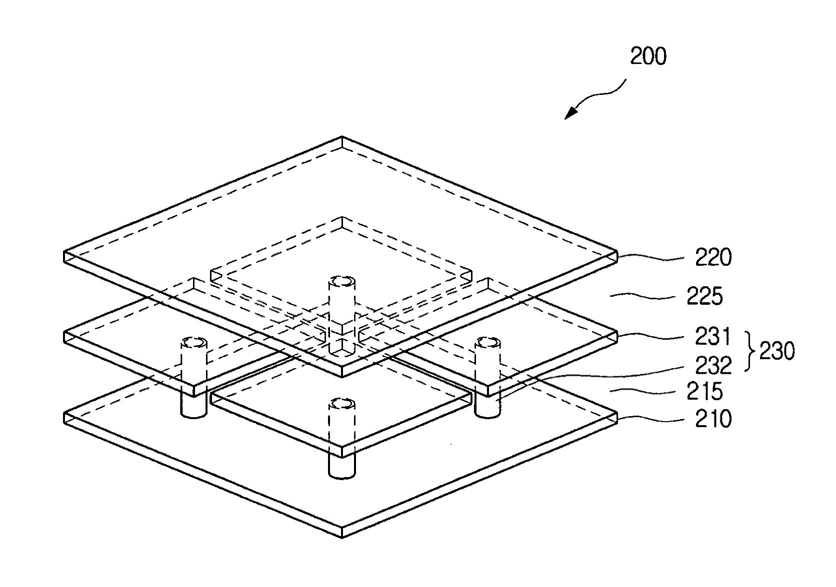 Electromagnetic interference noise reduction board using electromagnetic bandgap structure