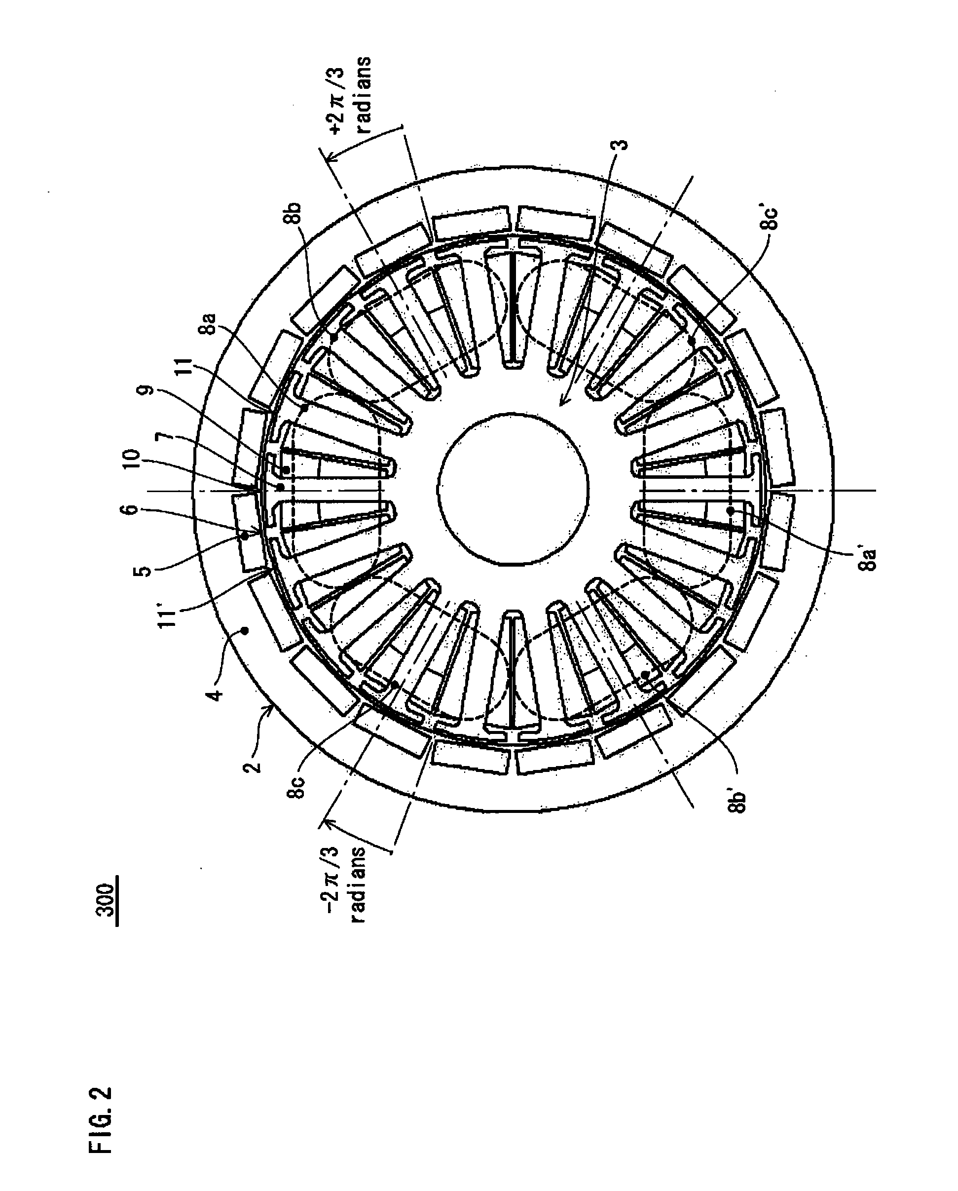 Synchronous electric motor system