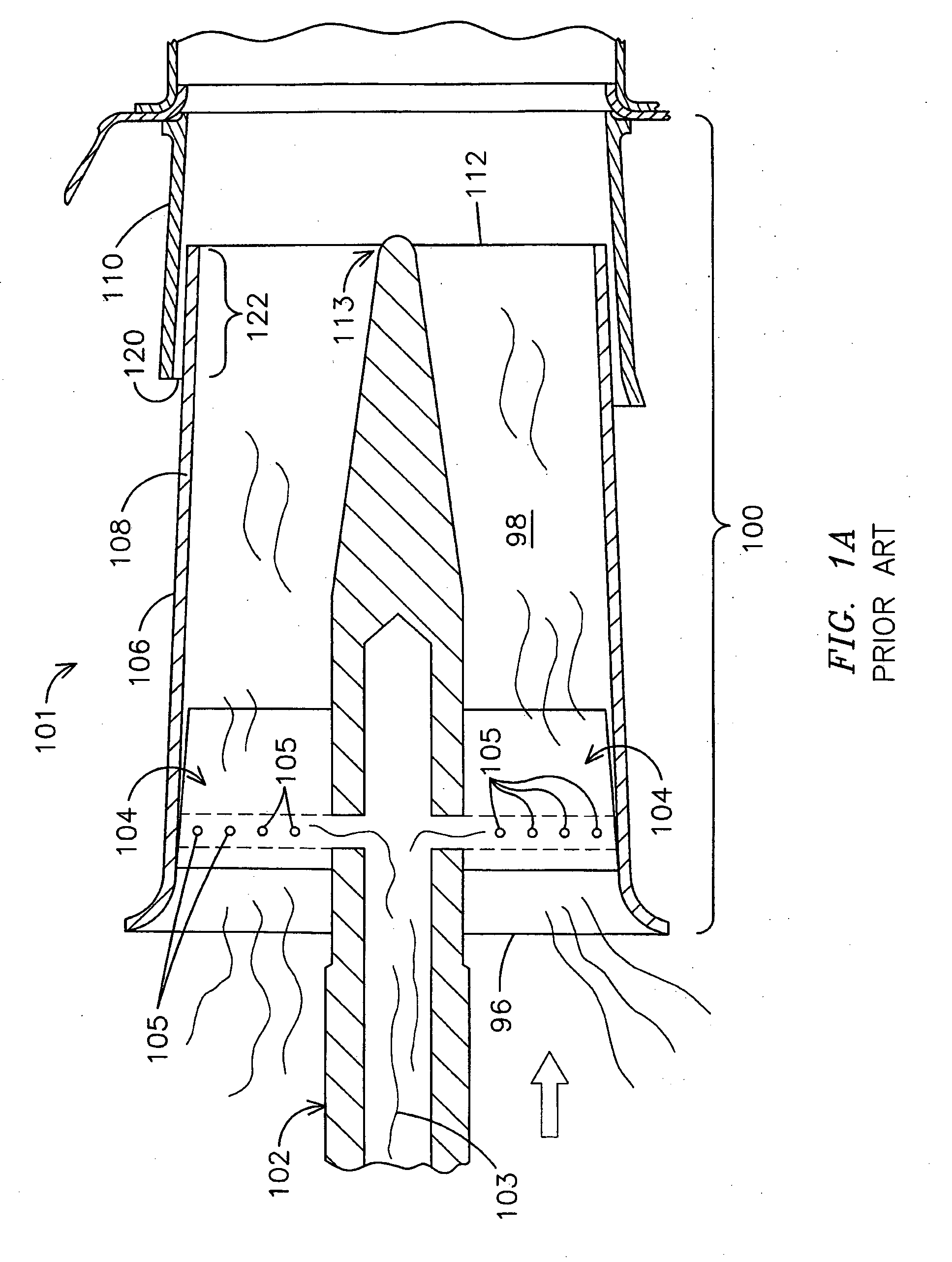Extended flashback annulus in a gas turbine combustor