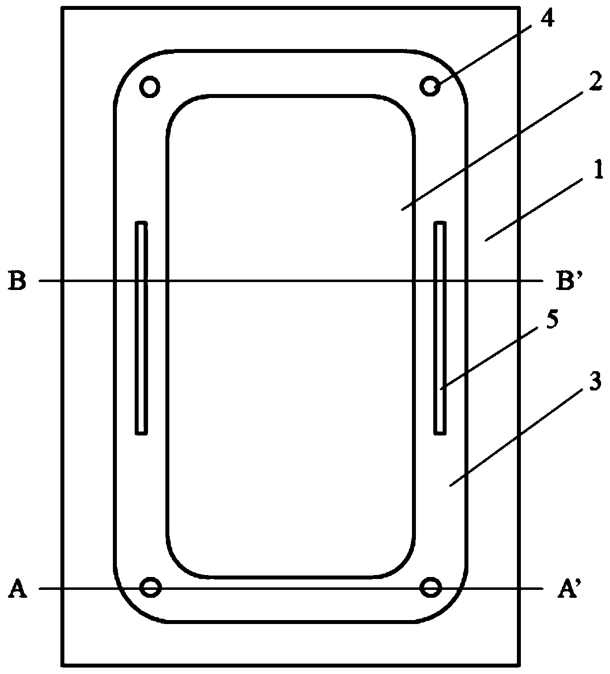 Curtain coating process of mobile phone rear cover and application of curtain coating process