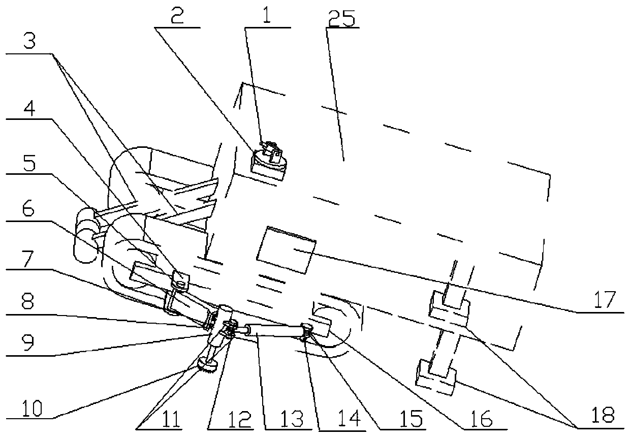 Method and device thereof for shallow type drilling machine self-adaptive balance