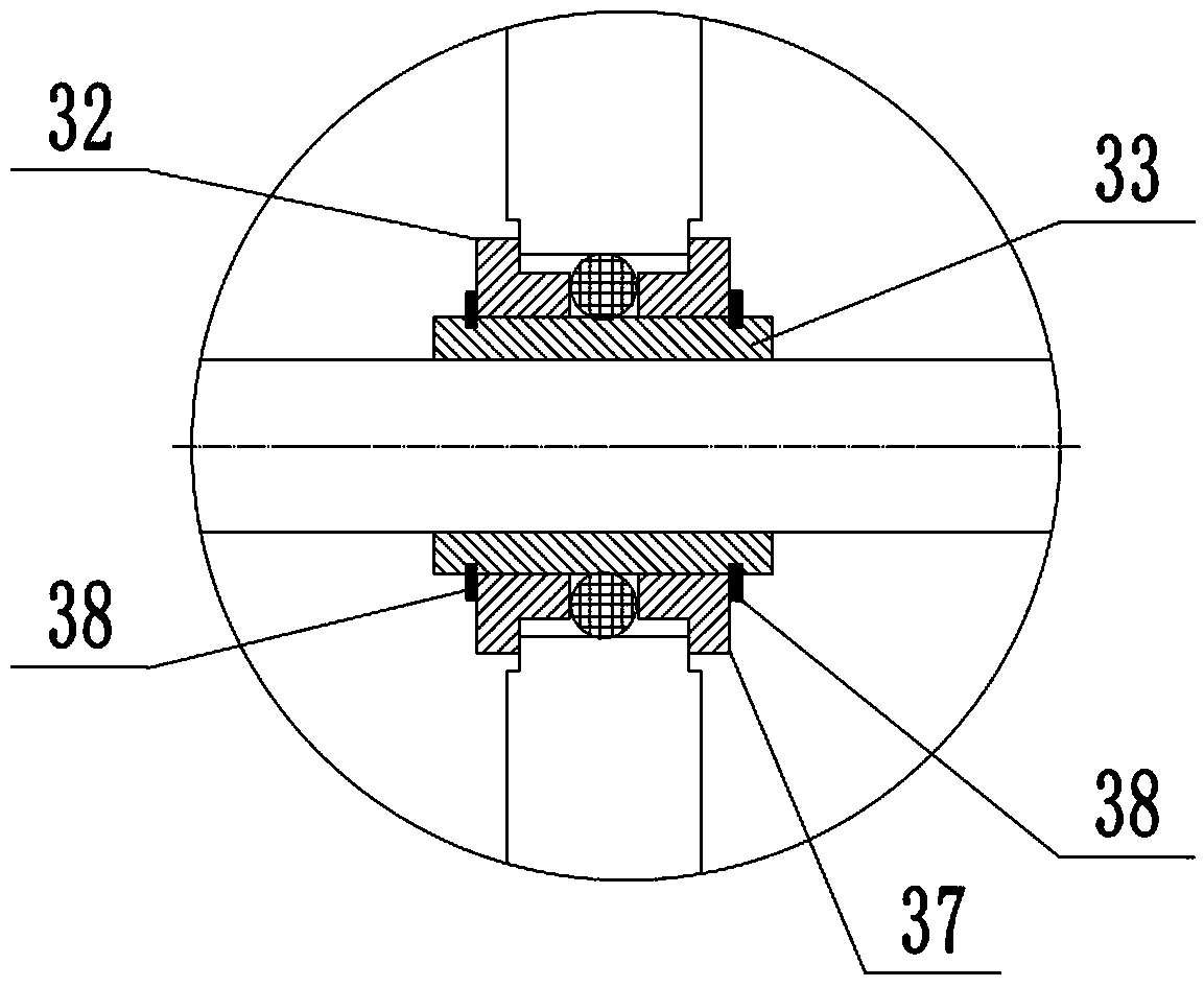 Direct-acting sealing device, and circuit breaker and gas-insulated switch cabinet using same
