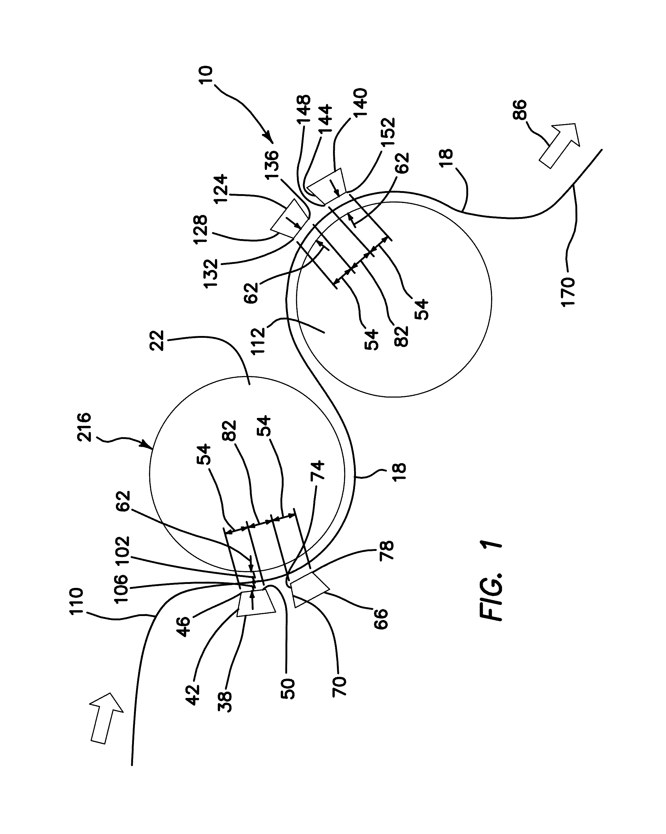 Apparatus and method for corona treating film for self opening bags
