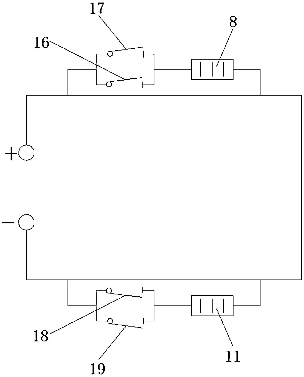 Overturning device for nursing elderly patients