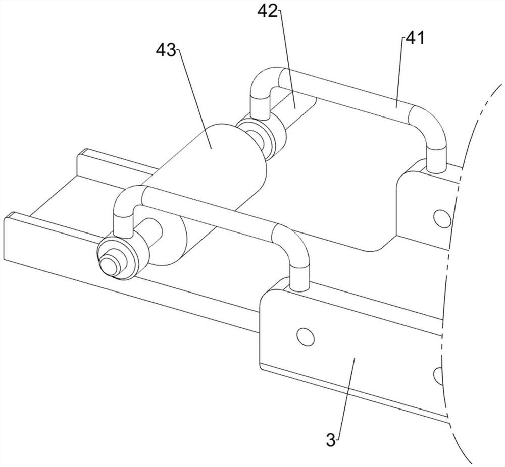 Heat-conducting medium smearing device for CPU radiator copper sheet