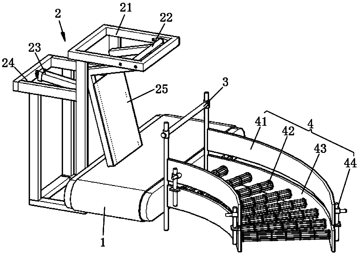 Bagged material conveying equipment