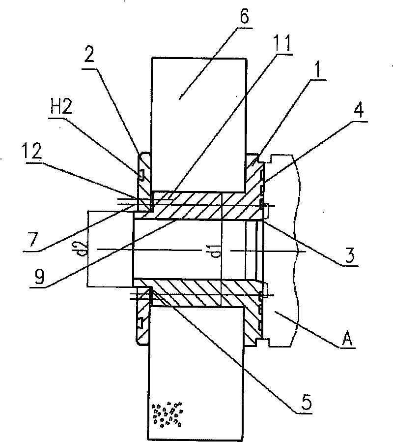 Grinding wheel chuck